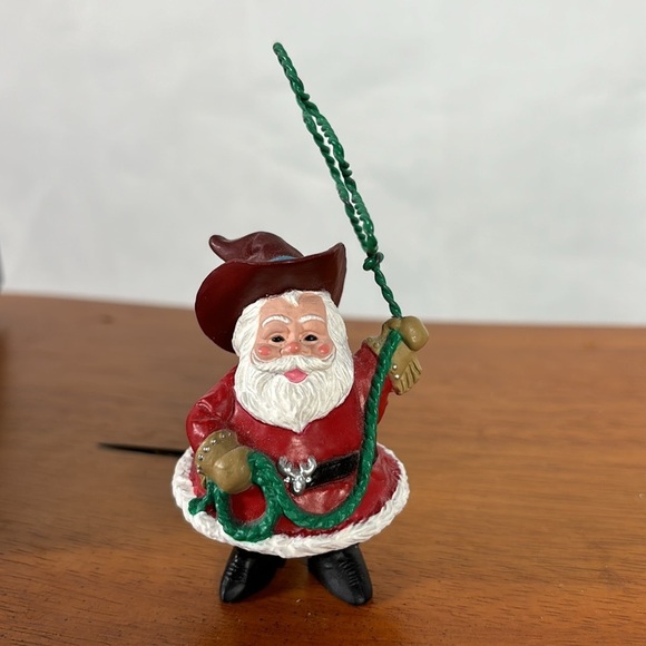 Vintage 1992 Hallmark Keepsake Santas Roundup Ornament - Picture 2 of 6